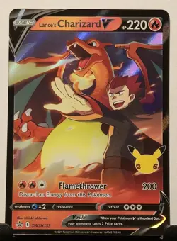 Lance's Charizard V SWSH133 SWSH: Sword & Shield Promo Cards Holo - Image 1