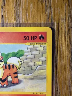 Pokemon Growlithe Skyridge 62/144 Regular Common Basic 50 HP Card - Image 4