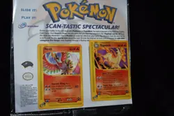 Pokemon Scan-Tastic Spectacular Cards. Ho-oh and Rapidash. Not Sealed. - Image 1