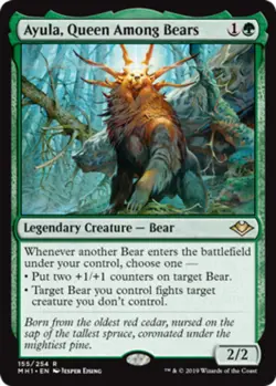 x1 Ayula, Queen Among Bears R MTG Modern Horizons M/NM, English - Image 1