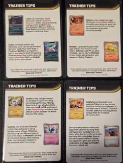 Chaos Rising Trainer Tips Art Card Set ~ Pokemon Build & Battle Deck Exclusive! - Image 2