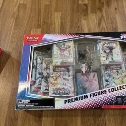 Pokemon TCG Prismatic Evolutions Premium Figure Collection Box New & Sealed - Image 2
