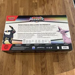 Pokemon TCG Prismatic Evolutions Premium Figure Collection Box New & Sealed - Image 4