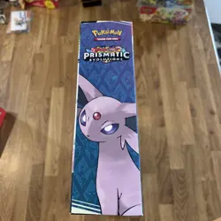 Pokemon TCG Prismatic Evolutions Premium Figure Collection Box New & Sealed - Image 5