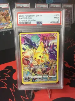 Pokemon Crown Zenith Pikachu #160/159 Secret Rare, Near Mint, English - Image 1