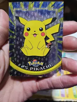 Pokemon 2000 Topps Holo Foil Vending Pokemon Card Series 1 25 Pikachu Pokemon LP - Image 1