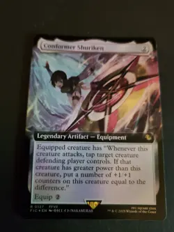 Conformer Shuriken Extended Art FOIL - Commander FINAL FANTASY MTG NM - Image 1