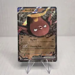 Stunfisk ex 114/217 Double Rare Holo Ascended Heroes Pokemon TCG NM - Image 1