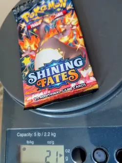 Shining Fates Booster Pack HEAVY 21g Pokemon TCG Factory Sealed 🔥 - Image 1