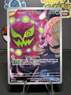Cynthia's Spiritomb 244/217 Illustration Rare Pokemon Ascended Heroes NM - Image 1