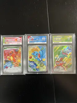 Pokemon First Partners Kanto Starters 2x ACE 10 1x ACE 9 Set - Gen 1 Pokemon TCG - Image 1