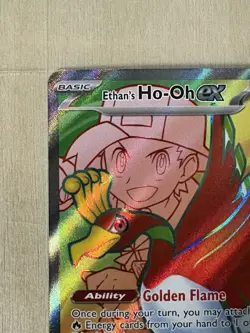Ethan's Ho-Oh Ex Holo Destined Rivals Ultra Rare 209/182 Pokemon TCG - Image 3