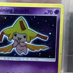 Pokemon Shining Jirachi 42/73 Shining Legends Shiny Holo Rare 70HP Basic - Image 4