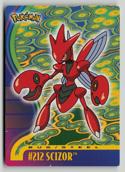 Pokemon Topps Johto League Champions - Non Foil Scizor #212 - Image 1