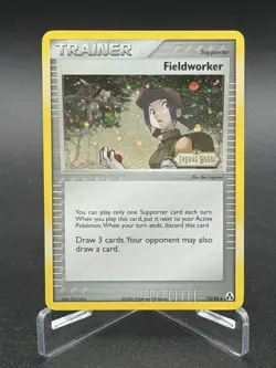 Fieldworker - 73/92 - (Mew) EX Legend Maker Set - Pokemon - Reverse Holo LP - Image 1