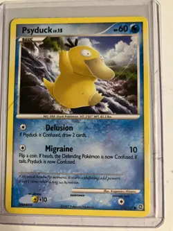 Vintage Psyduck Party Pokemon Set of 6; one Japanese; two 1st Edition versions; - Image 3