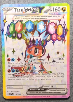 Pokemon English - Surging Sparks - Tatsugiri ex 226/191 - NM/M - Image 1