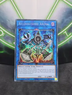 Yugioh Relinquished Anima BROL-EN087 Secret Rare 1st Edition NM - Image 1