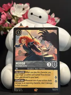Disney Lorcana - Merida, Formidable Archer - Wilds Unknown - Legendary - NM - Image 1