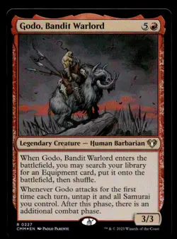 Godo, Bandit Warlord 227 Foil R Commander Masters - Image 1