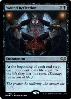 Wound Reflection NM/M* FOIL Double Masters ENGLISH 113/332 mtg -UnltdCards - Image 1