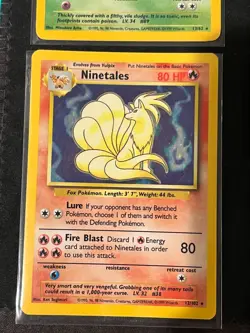 Pokemon Vintage Holo card lot base set - MP - Image 4