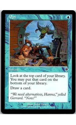 2000 MTG Magic The Gathering INV Invasion Vintage Blue Card #64 Opt - Image 1