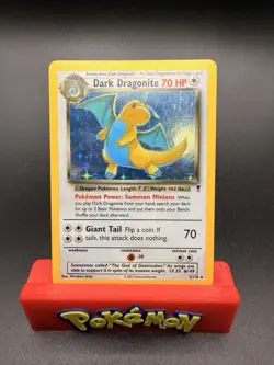 Pokemon TCG Dark Dragonite Holo Card (LP) 5/110 Legendary Collection 2002 - Image 1