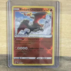 Pokemon TCG SWSH Crown Zenith Radiant Rare Card Radiant Charizard 020/159 - Image 1