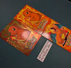 1999 Topps Pokemon Movie Evolutions Cards Charizard Charmander Foil - Image 2