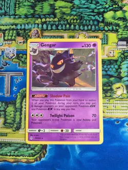 Pokemon TCG Gengar Card 70/214 Non-Holo Rare, SM Unbroken Bonds - Image 1
