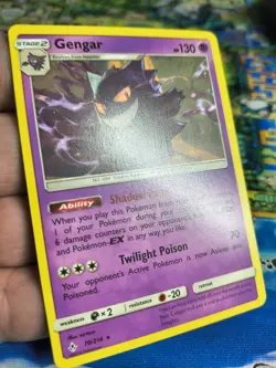 Pokemon TCG Gengar Card 70/214 Non-Holo Rare, SM Unbroken Bonds - Image 2