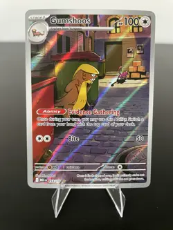 Pokemon TCG - Gumshoos 153/132 - Mega Evolution - Holo Illustration Rare Card NM - Image 1