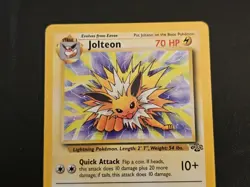 Jolteon 20/64 Jungle Non-Holo Rare Pokemon Card TCG - Image 3