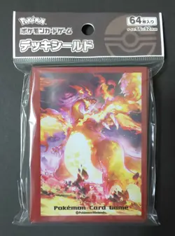 Pokemon Japan Official Card Sleeves Charizard 64 Deck Shield - Image 1