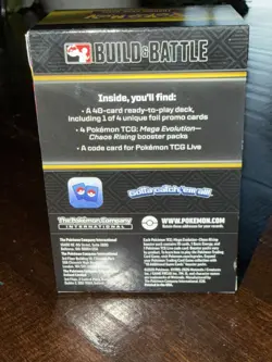 Chaos Rising Pre Release Deck Box + Stamp Promo Ampharos + Sealed 40 Card Decck - Image 2