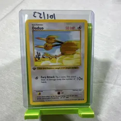 Pokemon Doduo 1st Edition Base Set Shadowless Card HP 50 Common Regular - Image 1