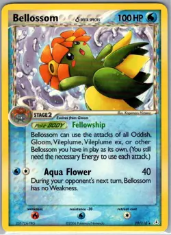 Bellossom (Delta Species) 19/110 Non Holo Holon Phantoms - Pokemon Card - NM - Image 1