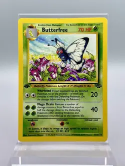 Butterfree 1st Edition 33/64 Jungle HP - Pokemon TCG Card Uncommon - Image 1