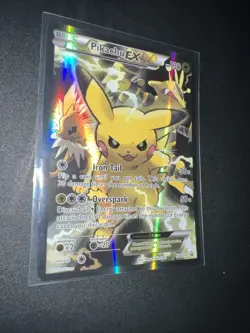 Pikachu EX Red Blue Collection Promo Card XY124 Rare - Image 2