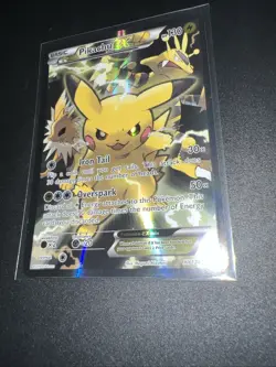 Pikachu EX Red Blue Collection Promo Card XY124 Rare - Image 3