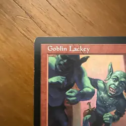 MTG - Goblin Lackey - Urza's Saga - Regular #190 - EX - Image 2