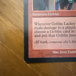 MTG - Goblin Lackey - Urza's Saga - Regular #190 - EX - Image 5