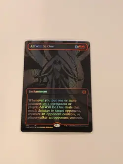 All Will Be One (Oil Slick Raised Foil) Phyrexia: All Will Be One Foil - Image 1