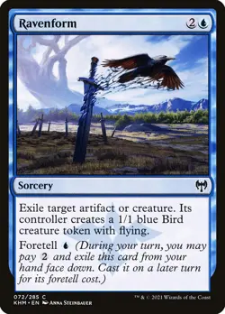Magic the Gathering (mtg): KHM: Ravenform (x 4) - Image 1