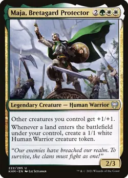Magic the Gathering (mtg): KHM: Maja, Bretagard Protector - Foil - Image 1