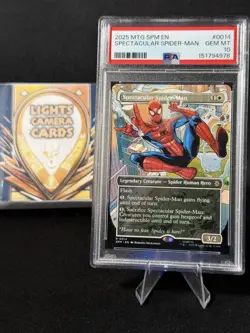 2025 MTG SPM EN #0014 SPECTACULAR SPIDER-MAN SP PSA 10 GEM MINT MARVEL - Image 1