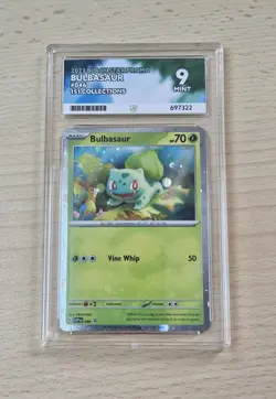 BULBASAUR 046 SVP ACE 9 Mint Pokemon 151 Black Star Promo Holo - Image 1