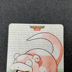 Pokemon Carddass 1996 Green – File No.079 Ramoloss / Slowpoke Card - Image 2