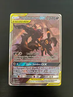 Carte Pokemon : Noctali et Darkrai GX SM241 Promo Soleil & Lune Francaise - Image 1